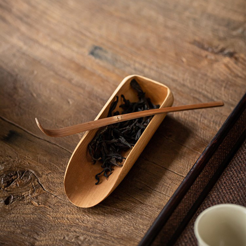 Kitchen Appliances Gift - Sendok stik Matcha teh kayu buatan