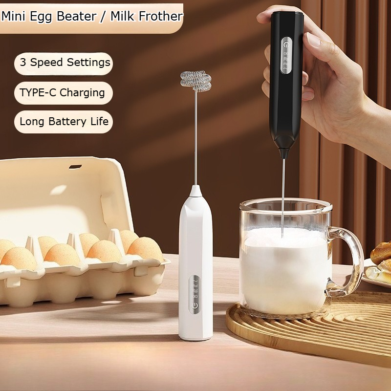 Milk Frother Automatic - Pengaduk Susu Elektrik Genggam Otomatis Pembuat