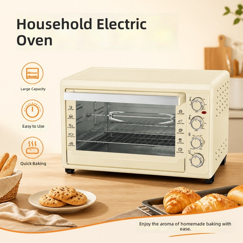Kitchen Appliances Gift Ideas - Oven Listrik 60L, Mesin Pemanggang 4