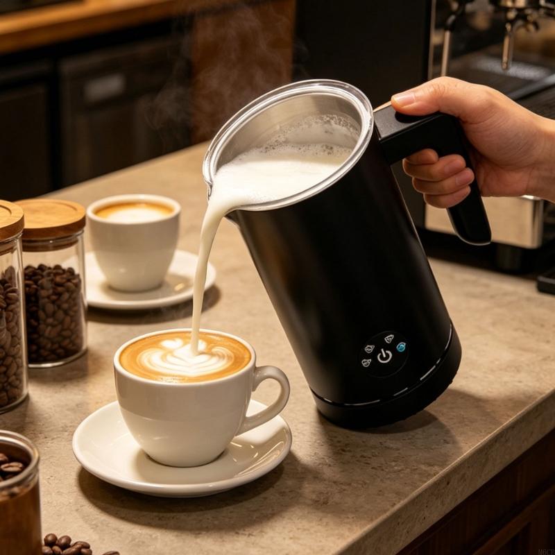 M6CB Pembuat Busa Pengocok Sus - Milk Frother Automatic ulasan dan harga