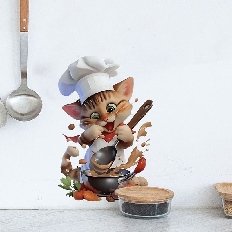 Stiker Dinding Berperekat Tiku - Kitchen Appliances Design ulasan dan harga