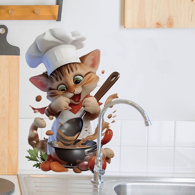 Stiker Dinding Berperekat Tiku - Kitchen Appliances Design ulasan dan harga
