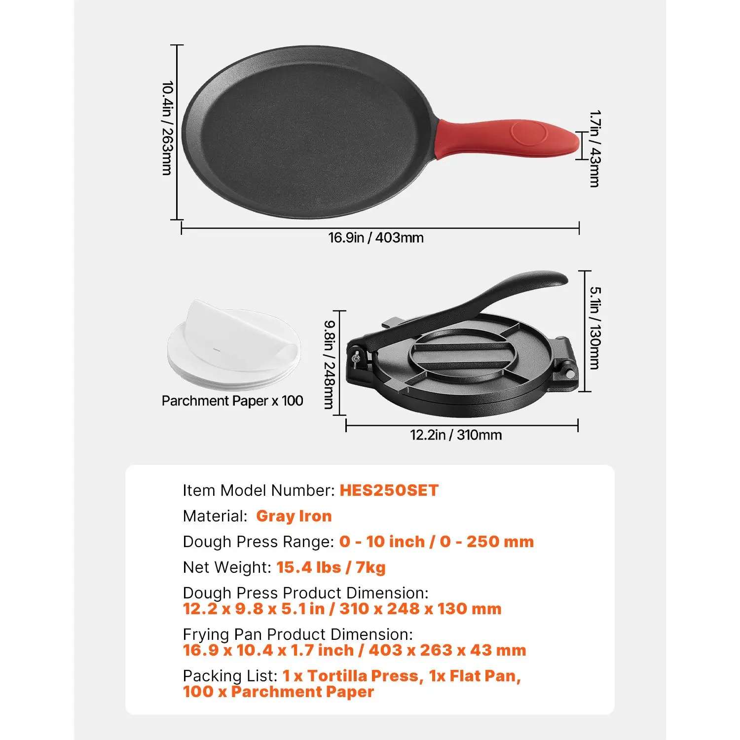 Alat Press Tortilla, Pembuat T - Tortilla Press Cast ulasan dan harga