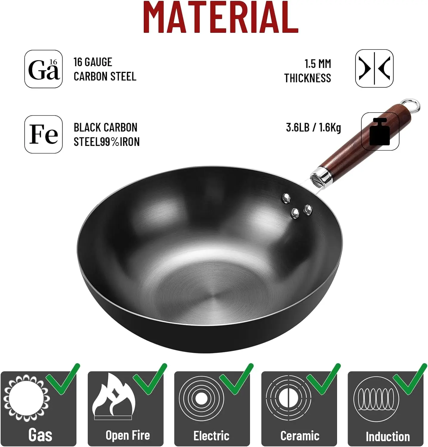 Wajan Penggorengan Dasar Datar - Wok Electric Flat ulasan dan harga