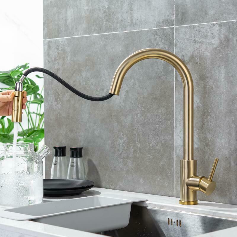 Keran Dapur Sentuhan Emas Disi - Kitchen Appliances Design ulasan dan harga