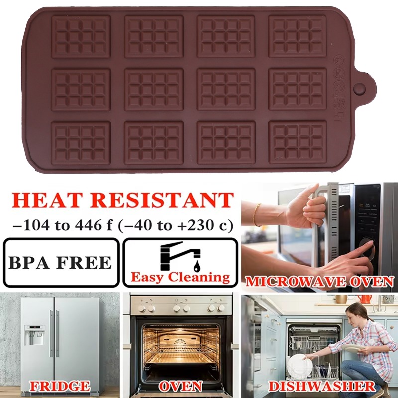Cetakan coklat silikon 12 bahk - Kitchen Appliances Store ulasan dan harga