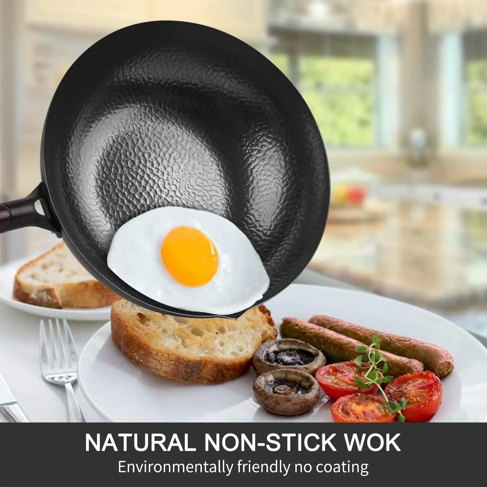 Wajan Baja Karbon, Wajan dan P - Wok Electric Flat ulasan dan harga