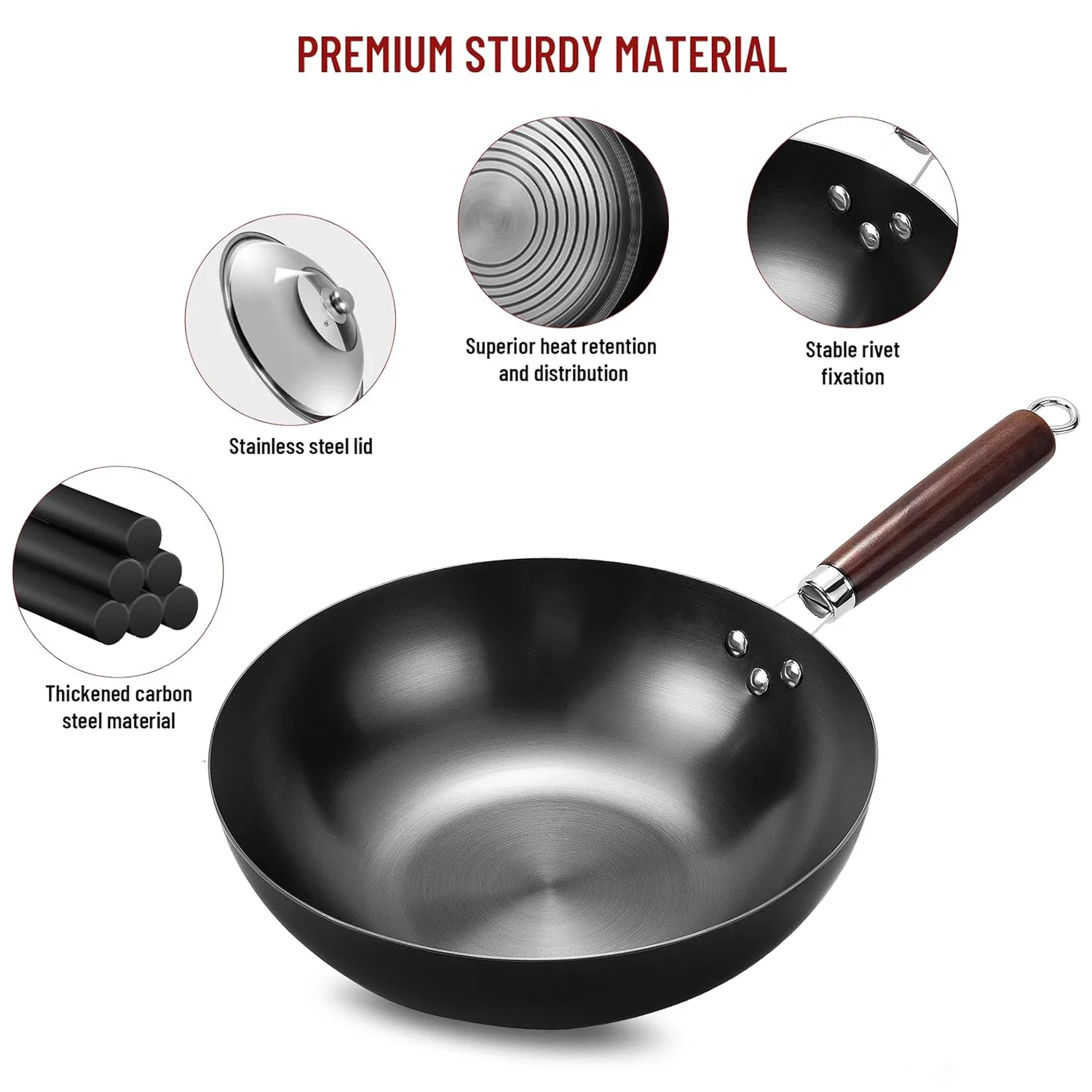 Wajan dengan Dasar Datar 32 cm - Wok Electric Flat ulasan dan harga