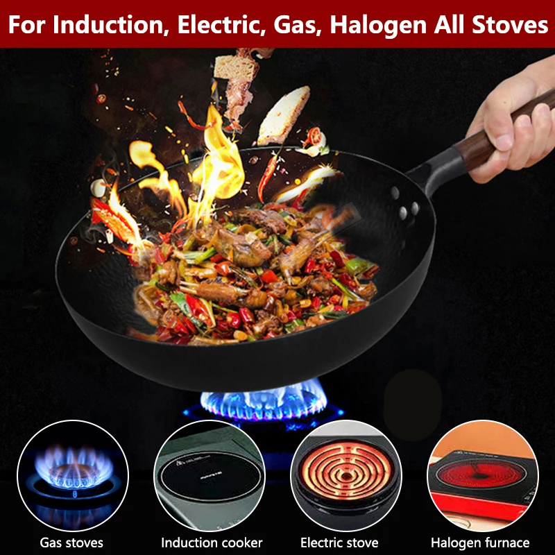 Wajan Baja Karbon 32 cm, Wajan - Wok Electric Flat ulasan dan harga