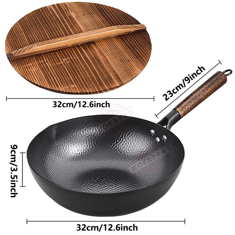 Wajan Baja Karbon 32 cm, Wajan - Wok Electric Flat ulasan dan harga
